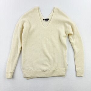 VINCE‎ V-Neck White Soft Womens Sweater Size XXS Womens